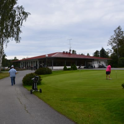 Klubbhuset vid Vasa Golf.