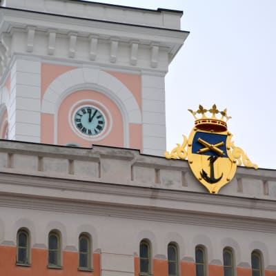 Kommunvapen på tak