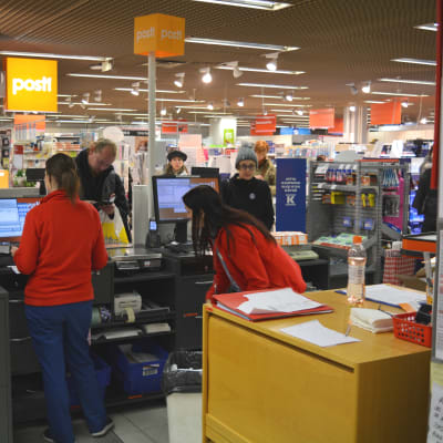 Posten i Citymarket i Borgå