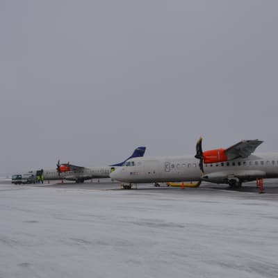 SAS-Flybe plan på Vasa flygplats.