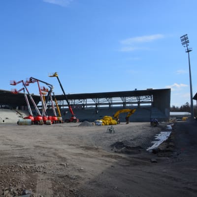 Taklagsfest på Sandvikens stadion den 4 maj 2016.