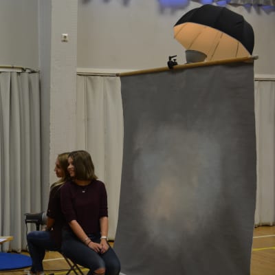 Skolfotografering hösten 2016 i Strömborgska skolan i Borgå.