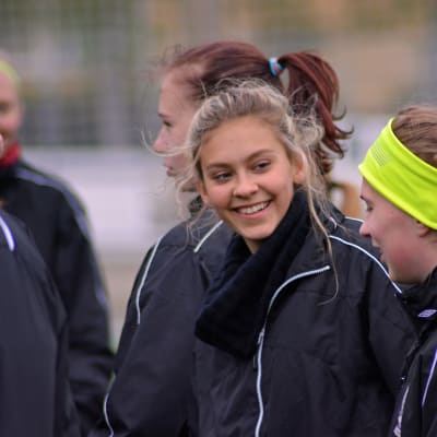 17-åriga Wilma Sjöholm spelar för FC United i Jakobstad.