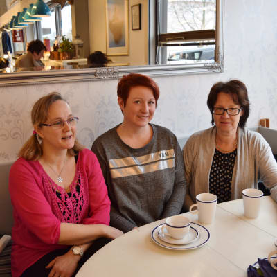 Petra Biström, Kristiina Remes och Seija Lindblom