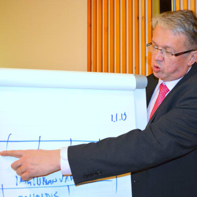 Familje- och omsorgsminister Juha Rehula besökte Kronoby.