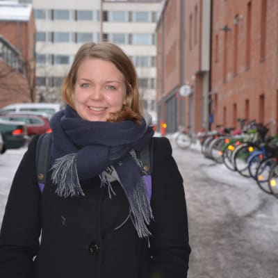Anna Nylund studerar till klasslärare i Vasa