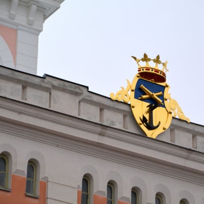Kommunvapen på tak