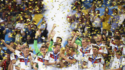 Tyskland firar VM-guld 2014