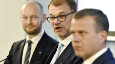 Sampo Terho, Juha Sipilä och Petteri Orpo