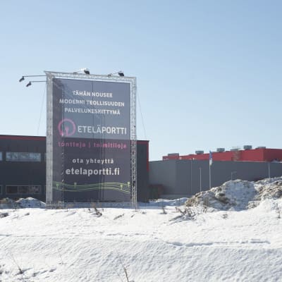 Jyväskylän eteläportin teollisuus alue.