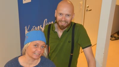 Porträttbild av fredagssnackarna Ilse Klockars och Petri Horttana.