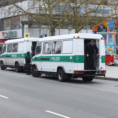 Tysk polis i Berlin den 20 december 2016