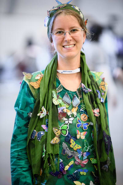 Eva Maderbacher på World Con 75