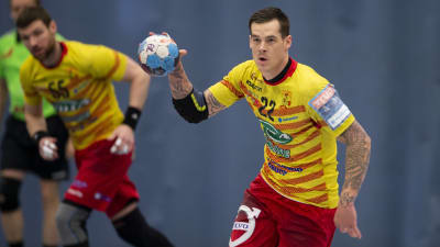 Nico Rönnberg i finalserien mot Dicken.