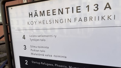 Mycket verksamhet ryms in i Tavastvägen 13 A i Helsingfors. 