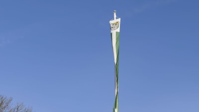 Vimpel uppe i en flaggstång, Tenalavimpel
