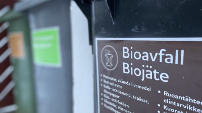 Skräptunna för bioavfall