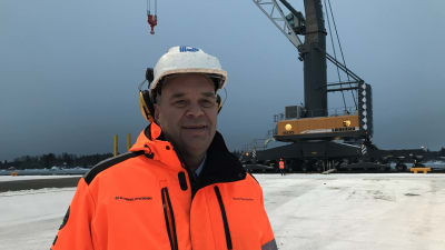 Bernt Björkholm, vd för Blomberg Stevedoring.