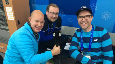 Kaj Kunnas, Antti Koivukangas och Christian Vuojärvi i Yle Sportens podd, avsnitt 3.