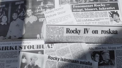 Bild av rubriker i anslutning till Rocky IV