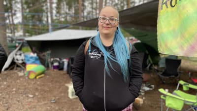 Marika Miettinen Nummirockissa 2022.