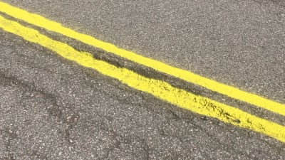 Porkalavägen i dåligt skick