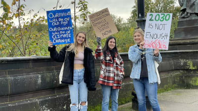 Klimatmarsch i Glasgow