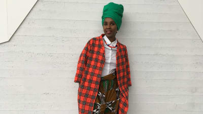 Liz Ngeqwa är kläddesigner bosatt i Finland.