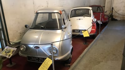 Dvärgbilar i Esbo bilmuseum