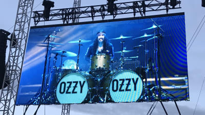 Ozzy Osbournes trummis Tommy Clufetos 6.6.2018.