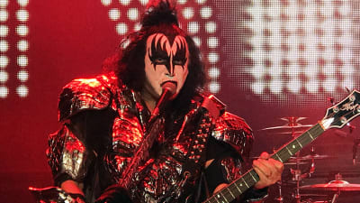 Gene Simmons i Kiss live på Kiss Kruise VIII 2018.
