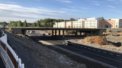 vägbygge i vasa