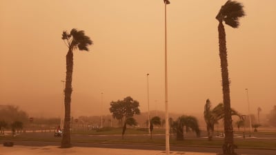 Sandstorm på Teneriffa