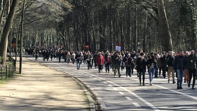 Demonstration i Bryssel 20.3.2021