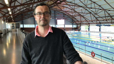 Mika Lehtonen, chef för idrottsverksamheten på Vasa stad.