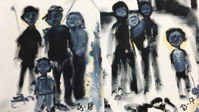 Målning av Barbara Savolainen 