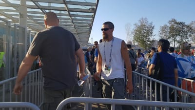 Med ett Fan-ID kring halsen kom man in både i Ryssland och på fotbollsstadion.