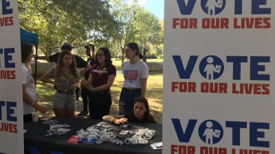 Parklandaktivisterna försöker locka unga att rösta