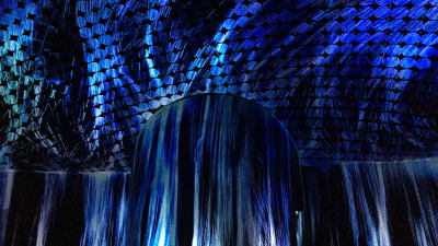 TeamLab: Vortex of Light Particles (Virvel av ljuspartiklar)