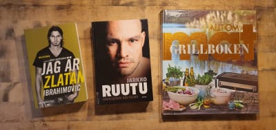 Böckerna Jag är Zlatan, Jarkko Ruutus biografi och Grillboken - Allt om mat