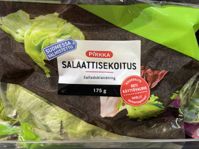 Salladsblandning i påse.