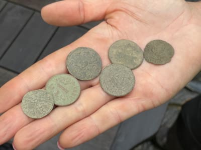 mynt hittade av Pamela Munsterhjelm