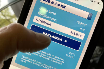 Mobilsida på Blue Finance