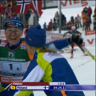 Damernas stafettguld i skid-VM i Liberec