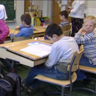 lågstadieklass i finland