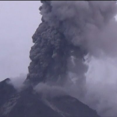 Vulkanen Sinabung har utbrott november 2013
