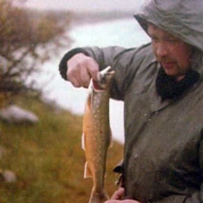Hauturi Olli Karonen ehti myös kalastaa, joskus Kekkosellekin.