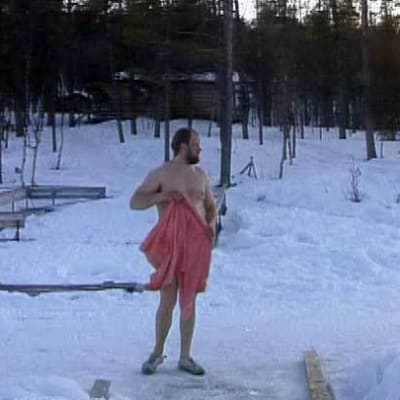 Harrinivan lomakylän perustaja Kyösti "Köpi" Pietikäinen ohjelmassa Tosi suomalainen