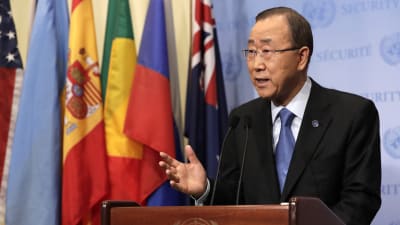 FN:s avgående generalsekreterare Ban Ki-moon har kritiserat Israel i ovanligt skarpa ordalag