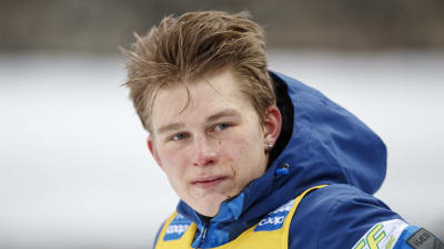 Remi Lindholm efter tävling.
